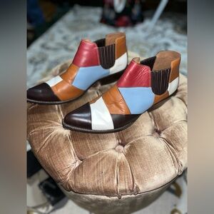 Leather Patch work bandit shoe